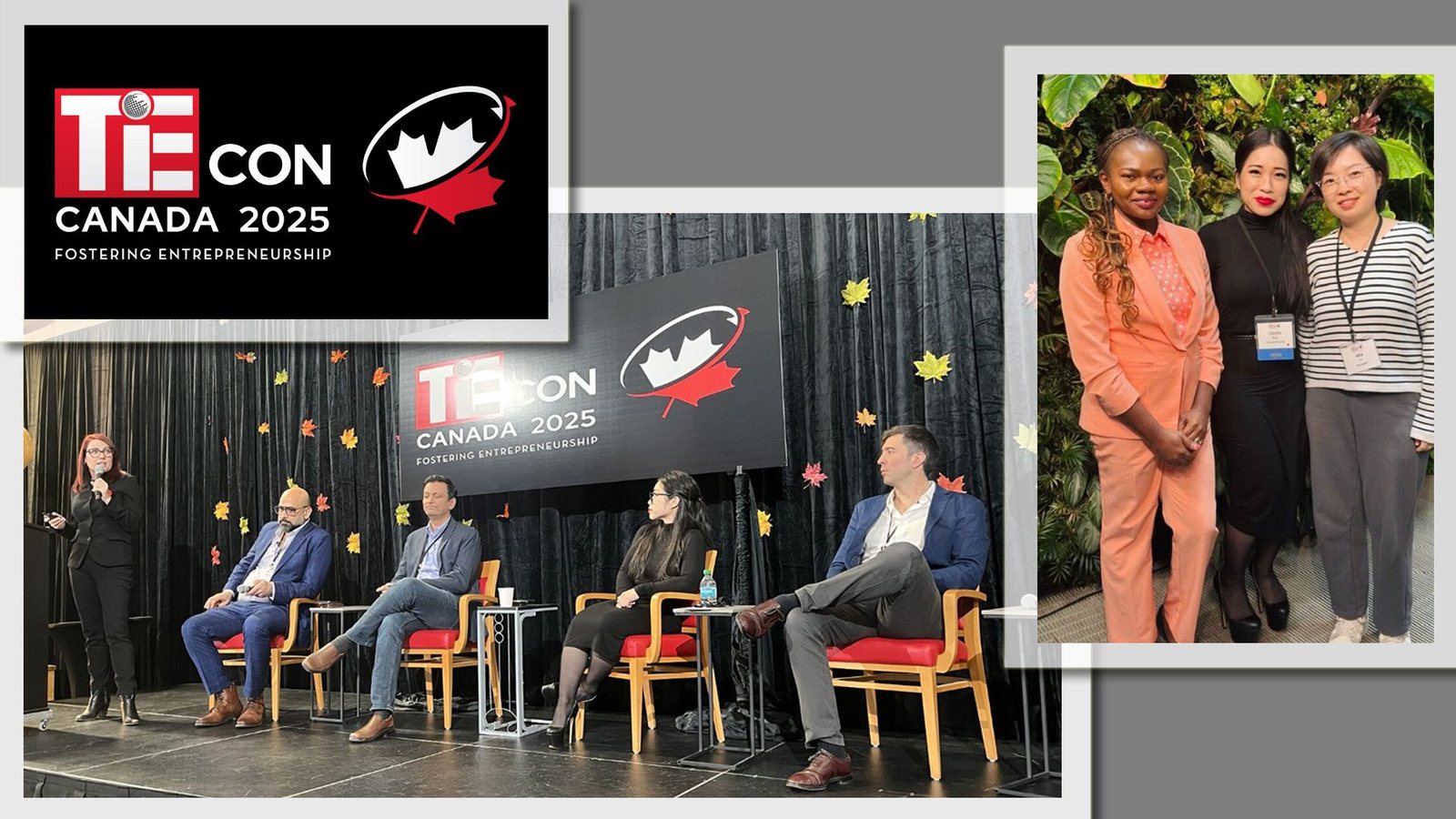 The State of AI panel on stage at TiECon Canada 2025, Richcraft Hall, Ottawa